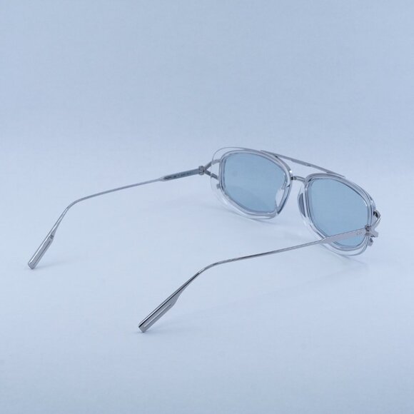 🕶️ New Dior NEODIOR S1U 88I0 Sunglasses - Silver Frame, Light Blue Lenses - Picture 9 of 10